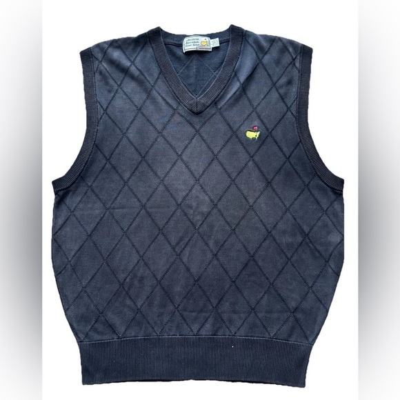 Augusta Sportswear Other - Masters Golf Augusta National Golf Shop  Silk Sweater Vest Men’s Size L Black